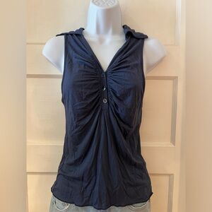 (Ethic) navy blue tank top
